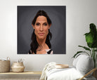 Sandra Bullock by Rob Snow on GIANT ART - orange digital painting