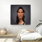 Sandra Bullock by Rob Snow on GIANT ART - orange digital painting