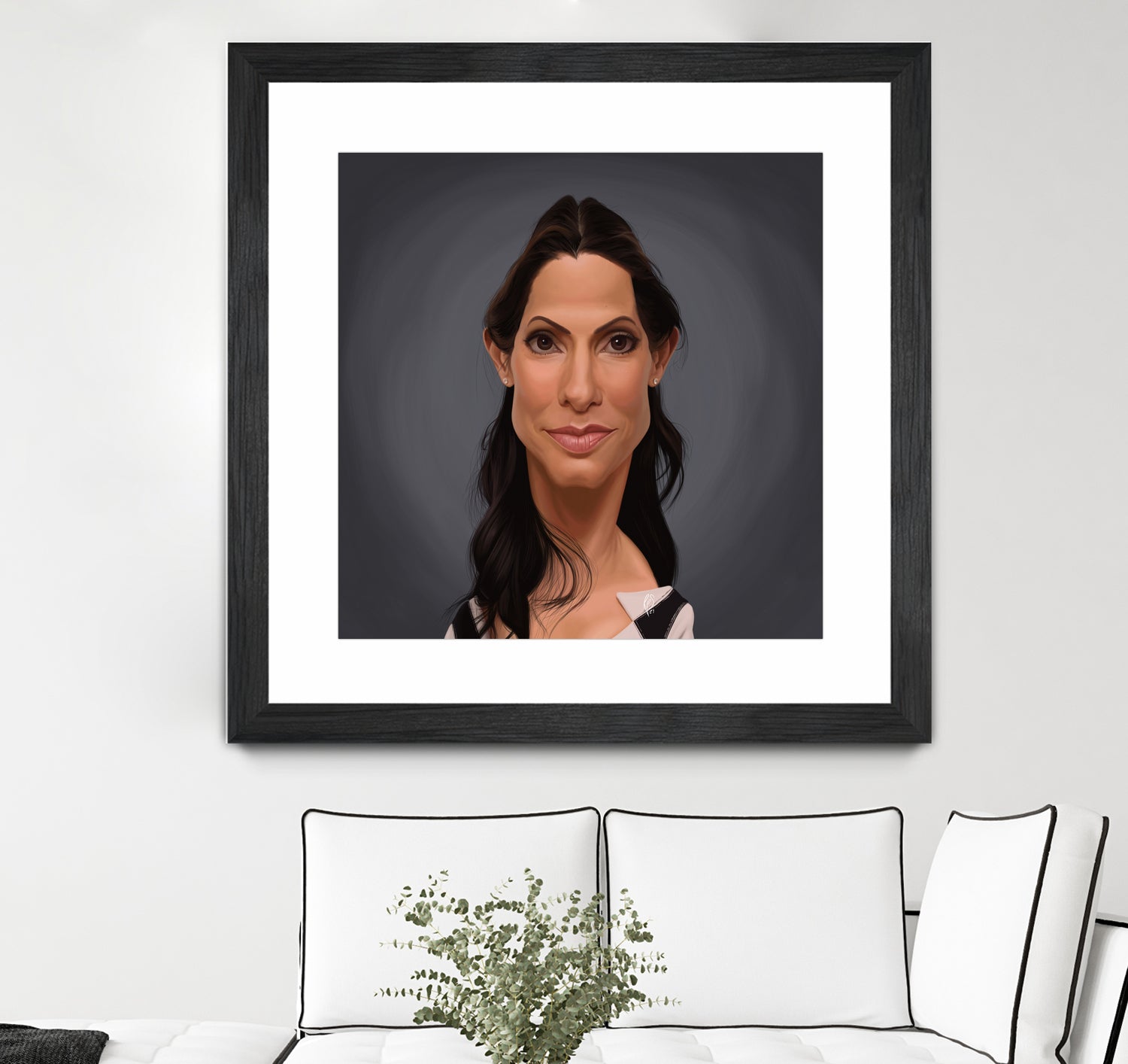 Sandra Bullock by Rob Snow on GIANT ART - orange digital painting