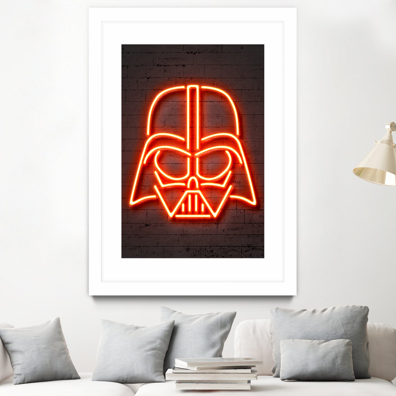 Darth Vader by Octavian Mihai Mielu on GIANT ART - red 3d art