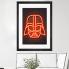 Darth Vader by Octavian Mihai Mielu on GIANT ART - red 3d art