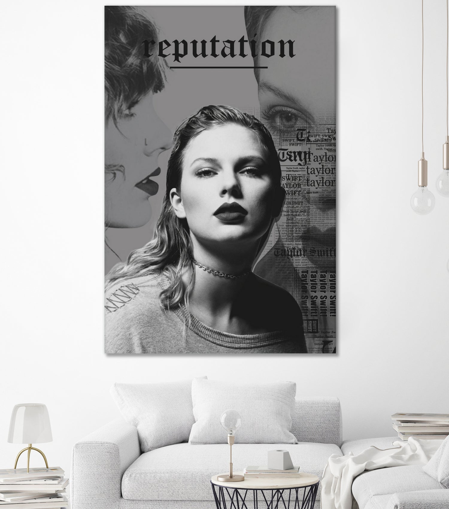 Taylor Swift Reputation Swifties by Nguyet Nguyen Thi Bich on GIANT ART - white digital painting