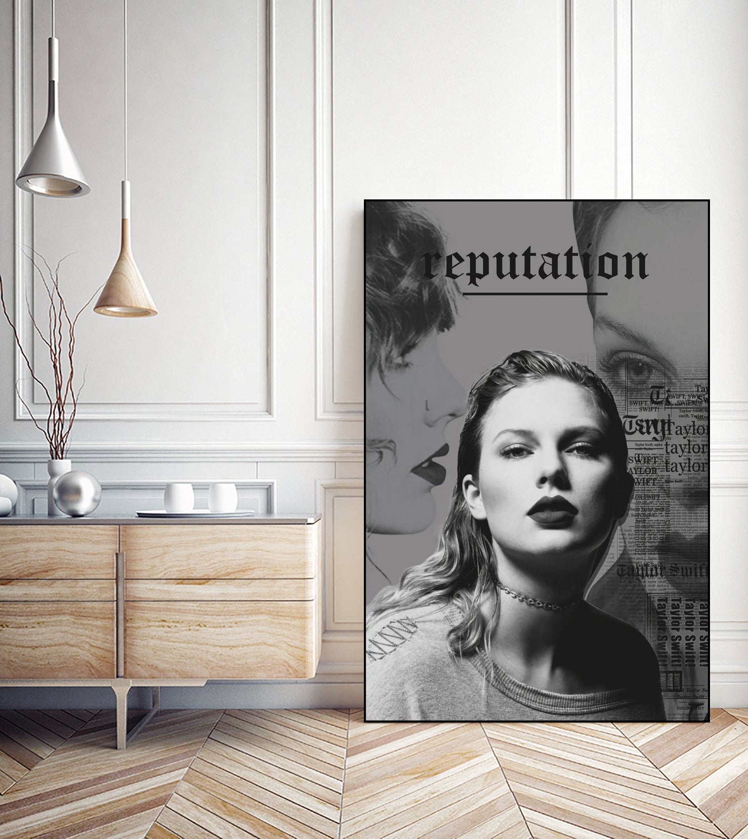 Taylor Swift Reputation Swifties by Nguyet Nguyen Thi Bich on GIANT ART - white digital painting