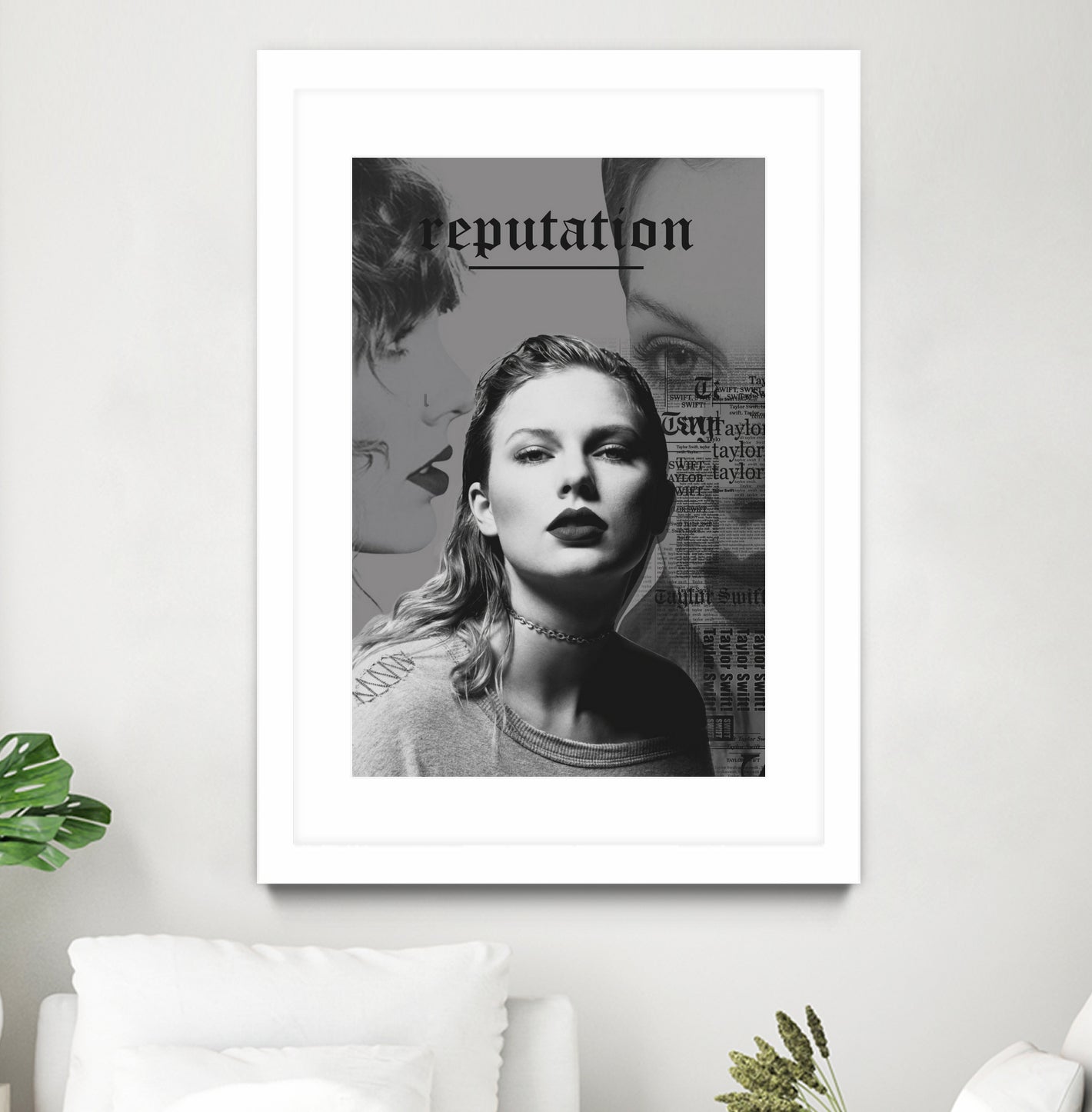 Taylor Swift Reputation Swifties by Nguyet Nguyen Thi Bich on GIANT ART - white digital painting