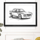 E9 3.0csl by steve pearcy on GIANT ART - black digital drawing