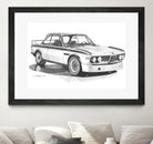 E9 3.0csl by steve pearcy on GIANT ART - black digital drawing