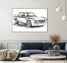 E9 3.0csl by steve pearcy on GIANT ART - black digital drawing