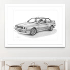 E30 M3 by steve pearcy on GIANT ART - black digital drawing