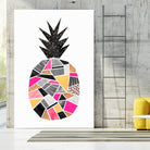 Pretty Pineapple by Elisabeth Fredriksson on GIANT ART - pink digital painting