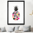 Pretty Pineapple by Elisabeth Fredriksson on GIANT ART - pink digital painting