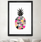 Pretty Pineapple by Elisabeth Fredriksson on GIANT ART - pink digital painting