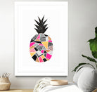 Pretty Pineapple by Elisabeth Fredriksson on GIANT ART - pink digital painting