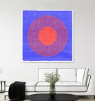 Bifurcated Space by Victor Fitzsimons on GIANT ART - blue digital painting