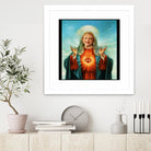 The Golden Girls Betty White Jesus Christ by Nguyet Nguyen Thi Bich on GIANT ART - white digital drawing