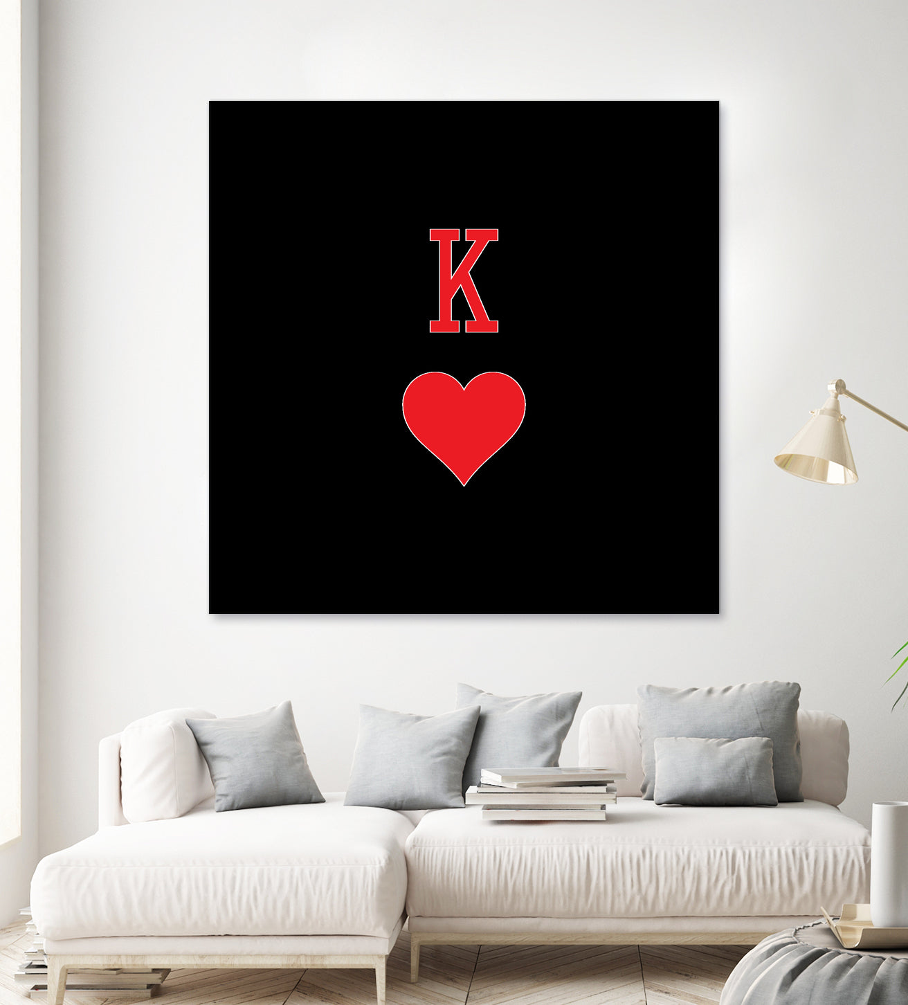 KING OF HEARTS by Alexander Tonetti on GIANT ART - red digital drawing