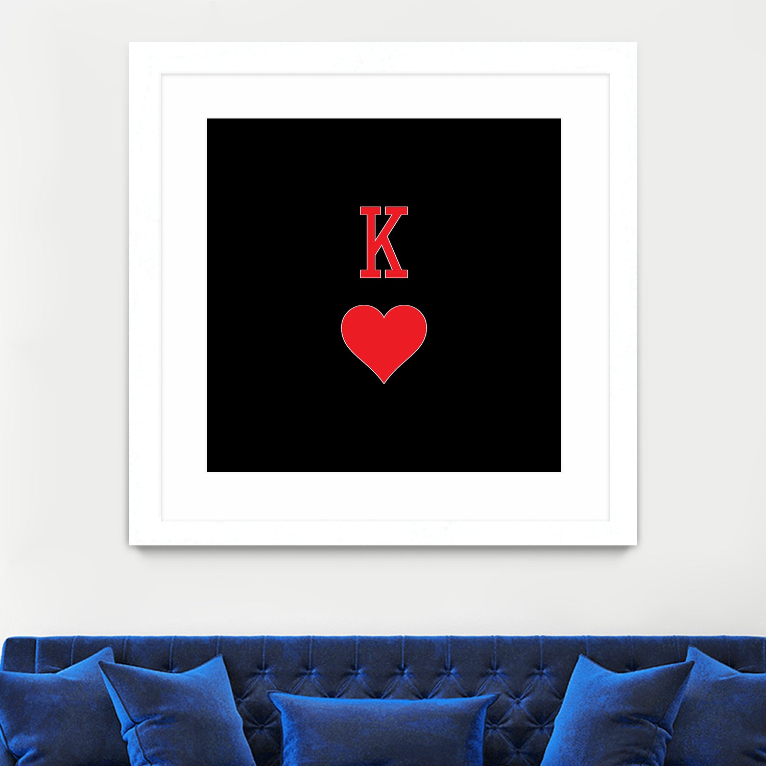 KING OF HEARTS by Alexander Tonetti on GIANT ART - red digital drawing