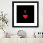 KING OF HEARTS by Alexander Tonetti on GIANT ART - red digital drawing