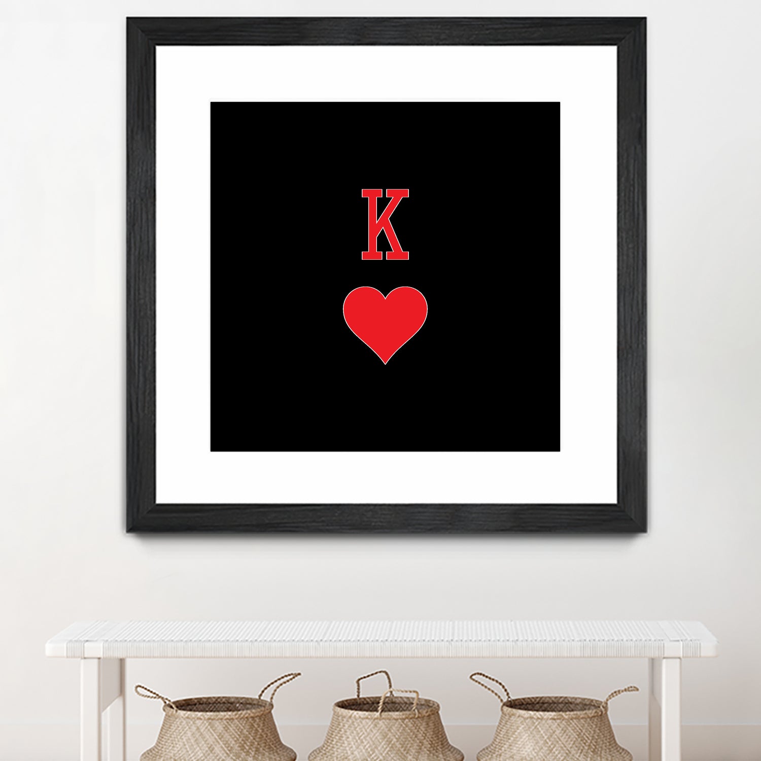 KING OF HEARTS by Alexander Tonetti on GIANT ART - red digital drawing