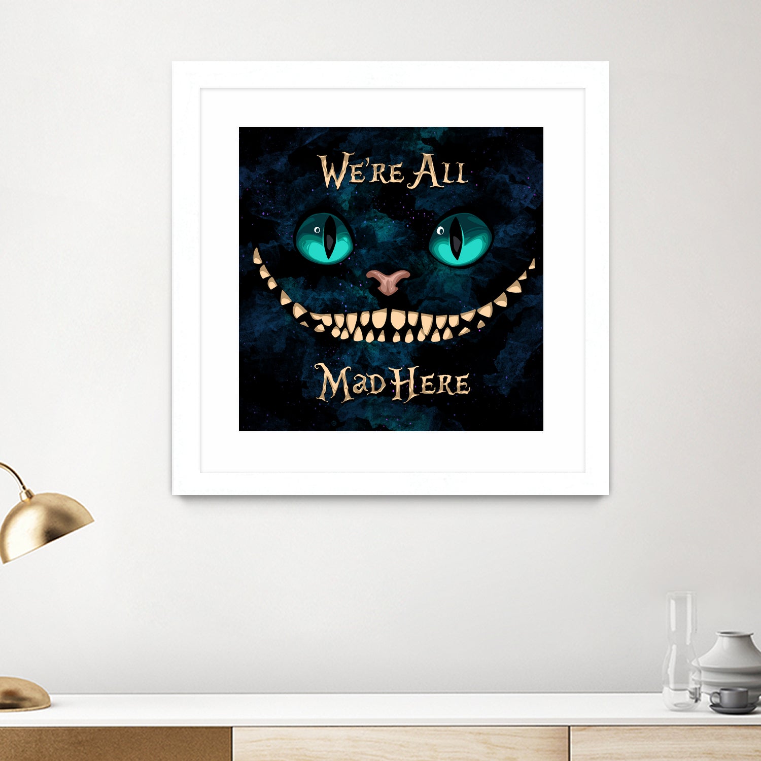 Alice In Wonderland by Nikita Abakumov on GIANT ART - black digital painting