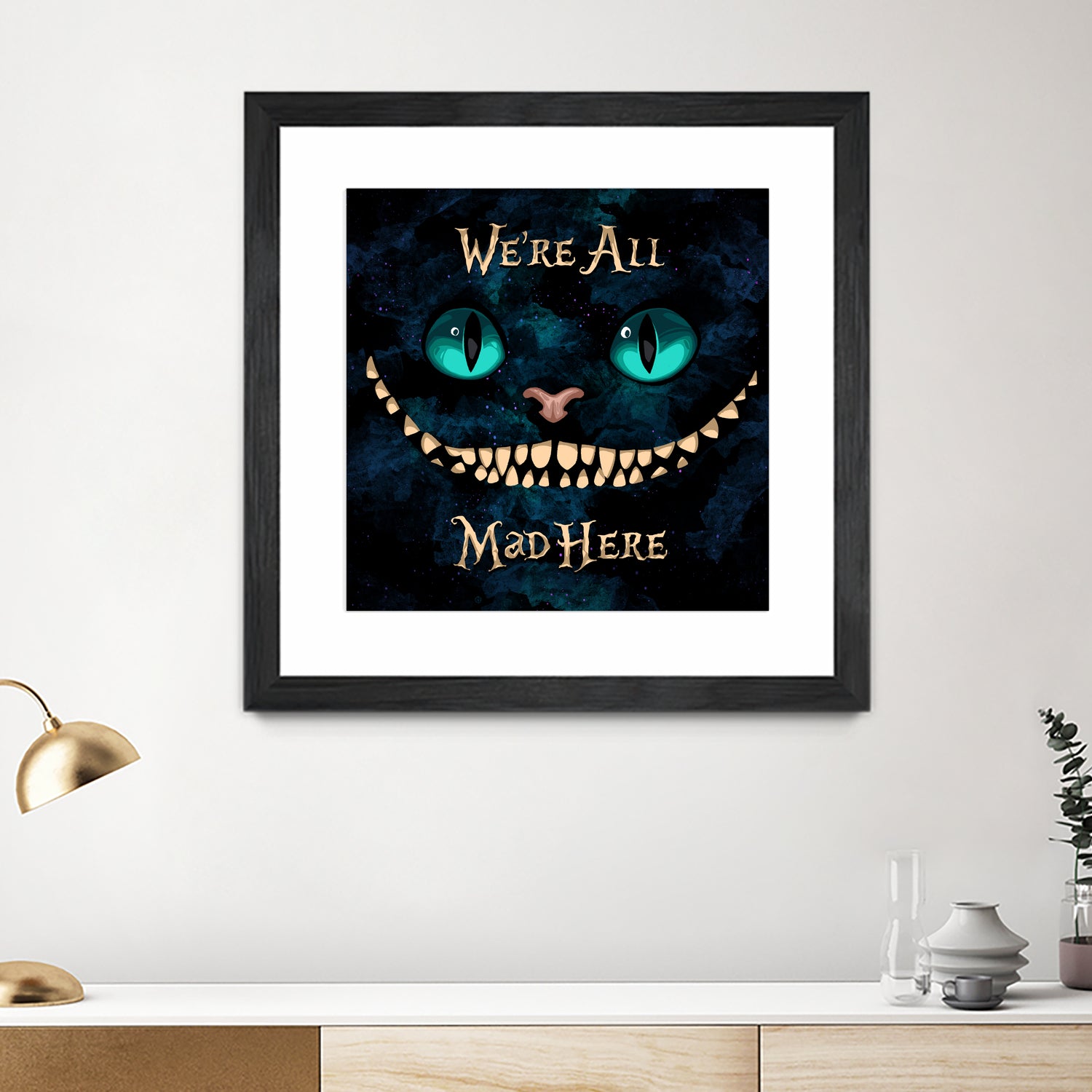 Alice In Wonderland by Nikita Abakumov on GIANT ART - black digital painting