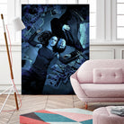 Requiem For A Dream by Nikita Abakumov on GIANT ART - blue digital painting