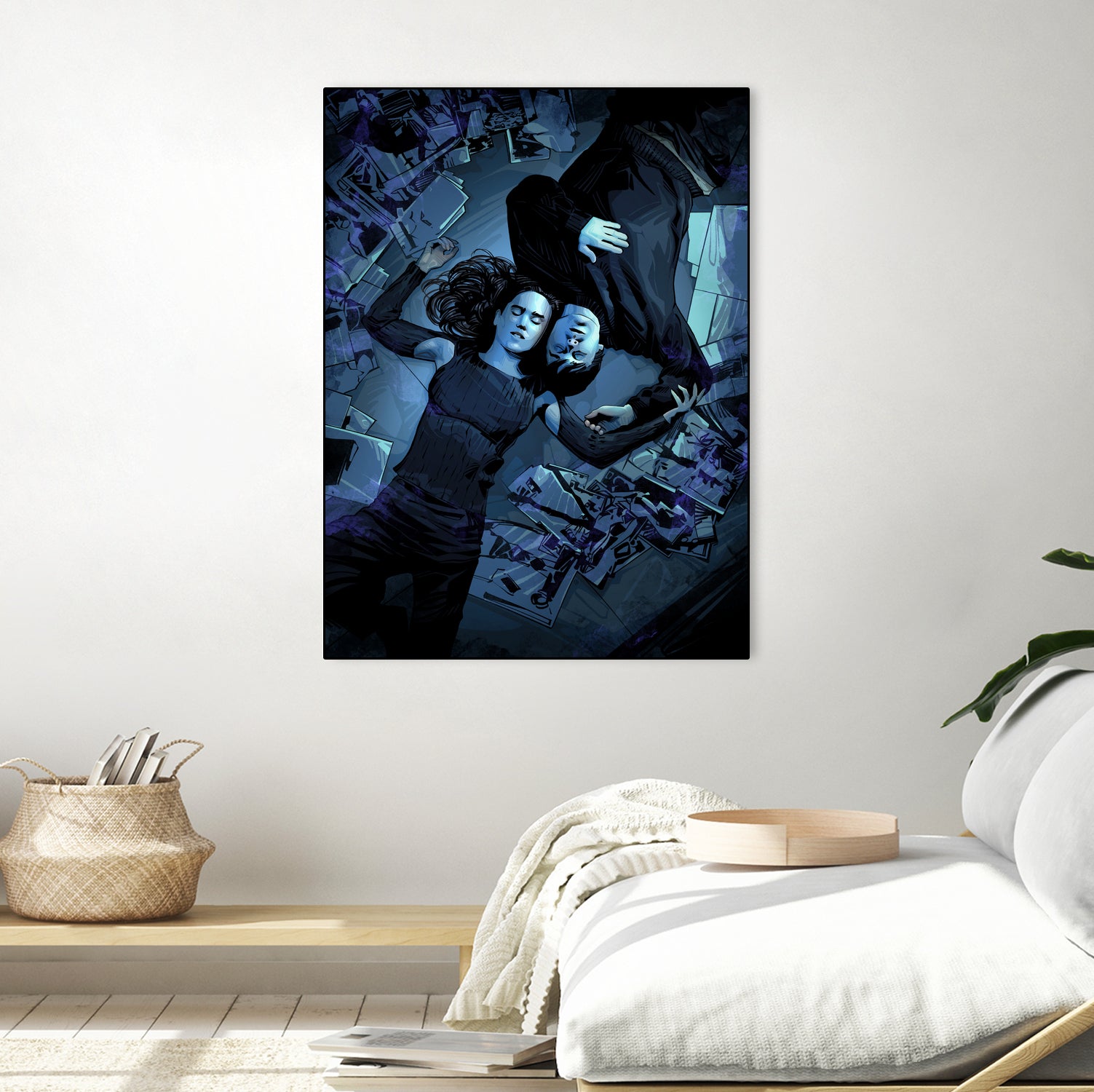 Requiem For A Dream by Nikita Abakumov on GIANT ART - blue digital painting