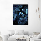 Requiem For A Dream by Nikita Abakumov on GIANT ART - blue digital painting