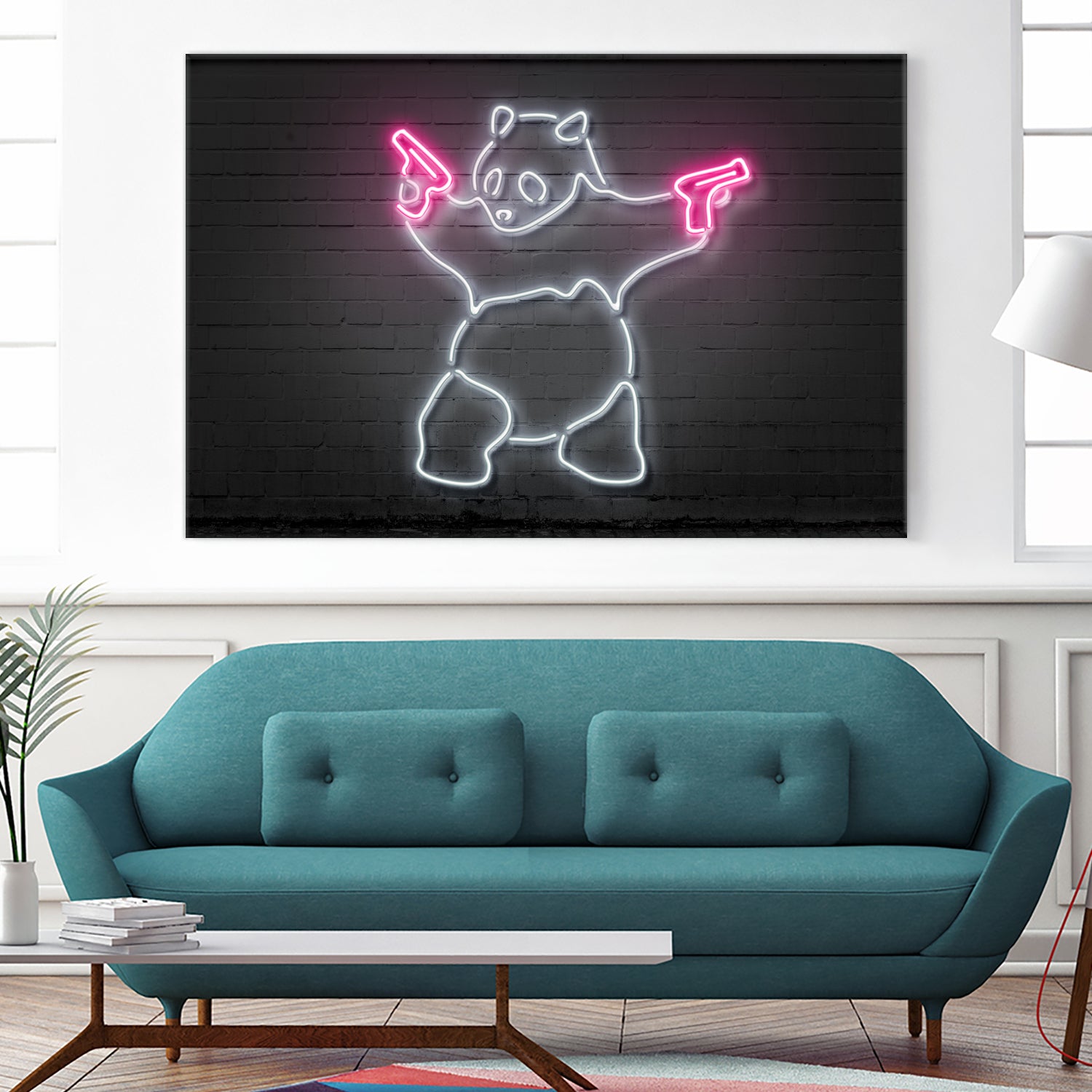 Panda by Octavian Mihai Mielu on GIANT ART - white 3d art