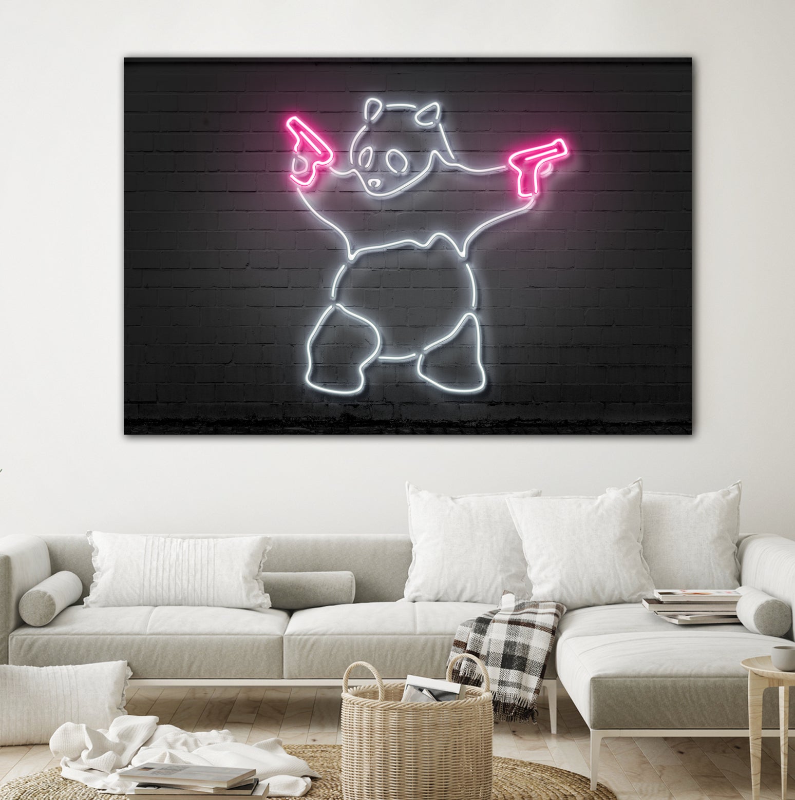 Panda by Octavian Mihai Mielu on GIANT ART - white 3d art