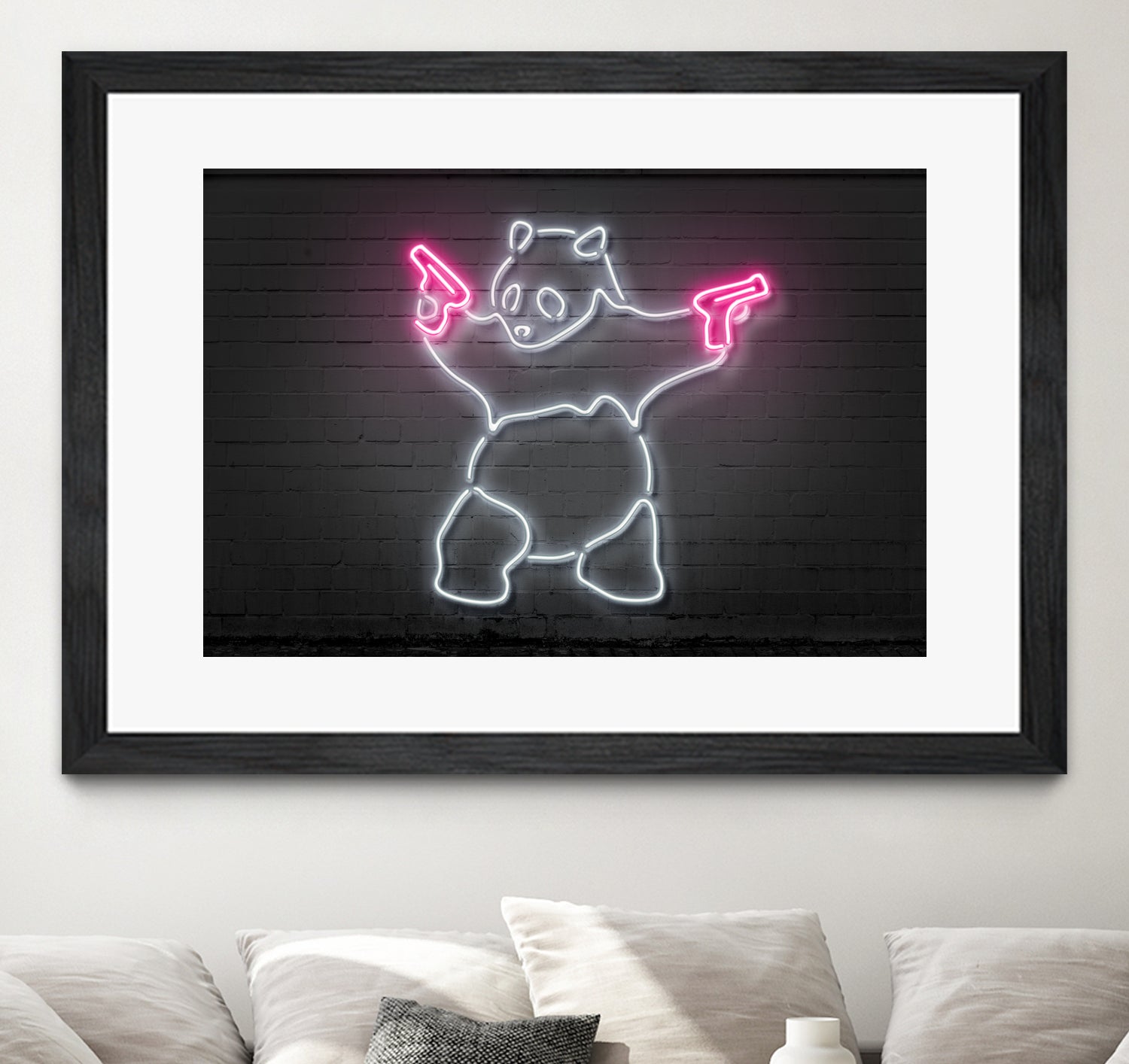 Panda by Octavian Mihai Mielu on GIANT ART - white 3d art