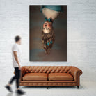 Upside Down Girl by Jonas Loose on GIANT ART - blue photo manipulation