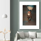 Upside Down Girl by Jonas Loose on GIANT ART - blue photo manipulation