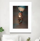 Upside Down Girl by Jonas Loose on GIANT ART - blue photo manipulation