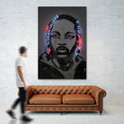 Kendrick Lamar by Octavian Mihai Mielu on GIANT ART - gray digital painting