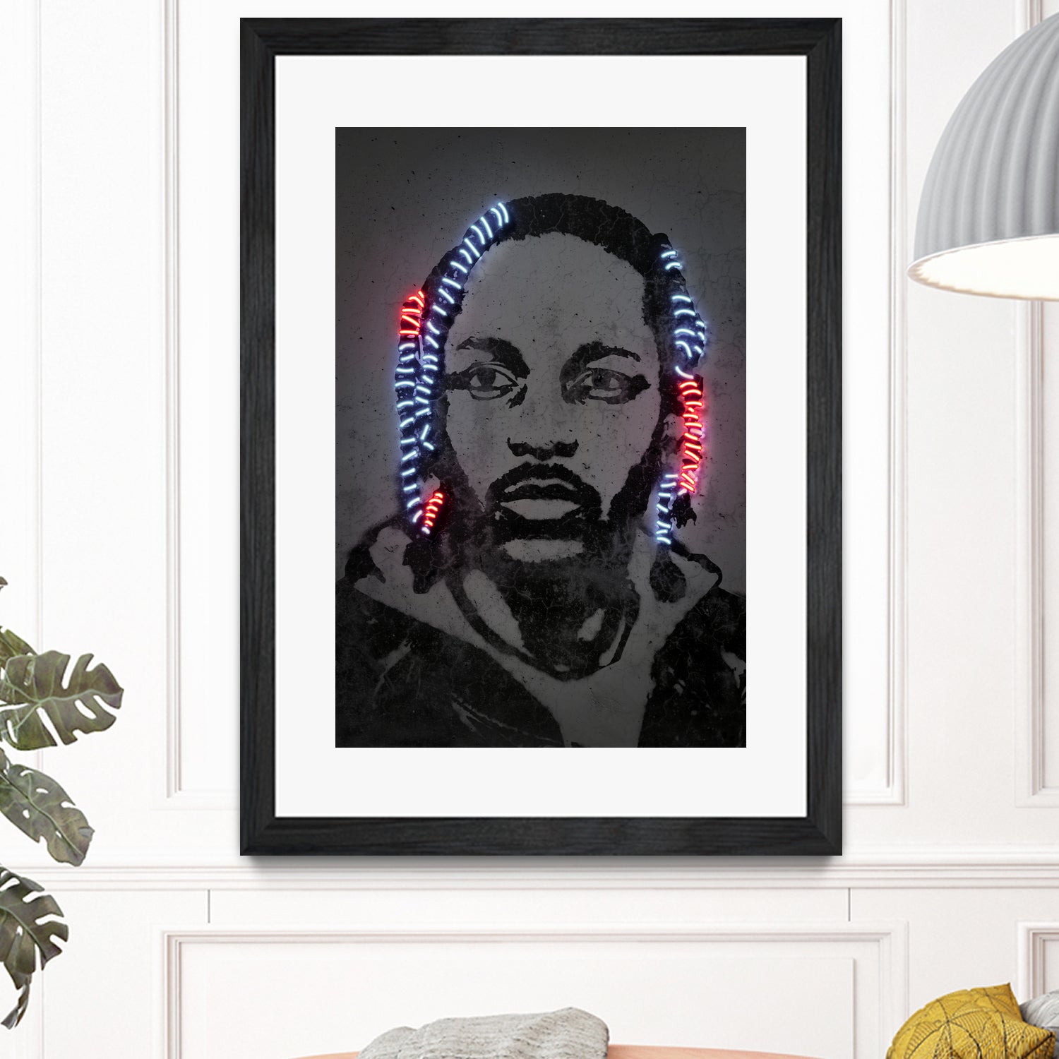 Kendrick Lamar by Octavian Mihai Mielu on GIANT ART - gray digital painting