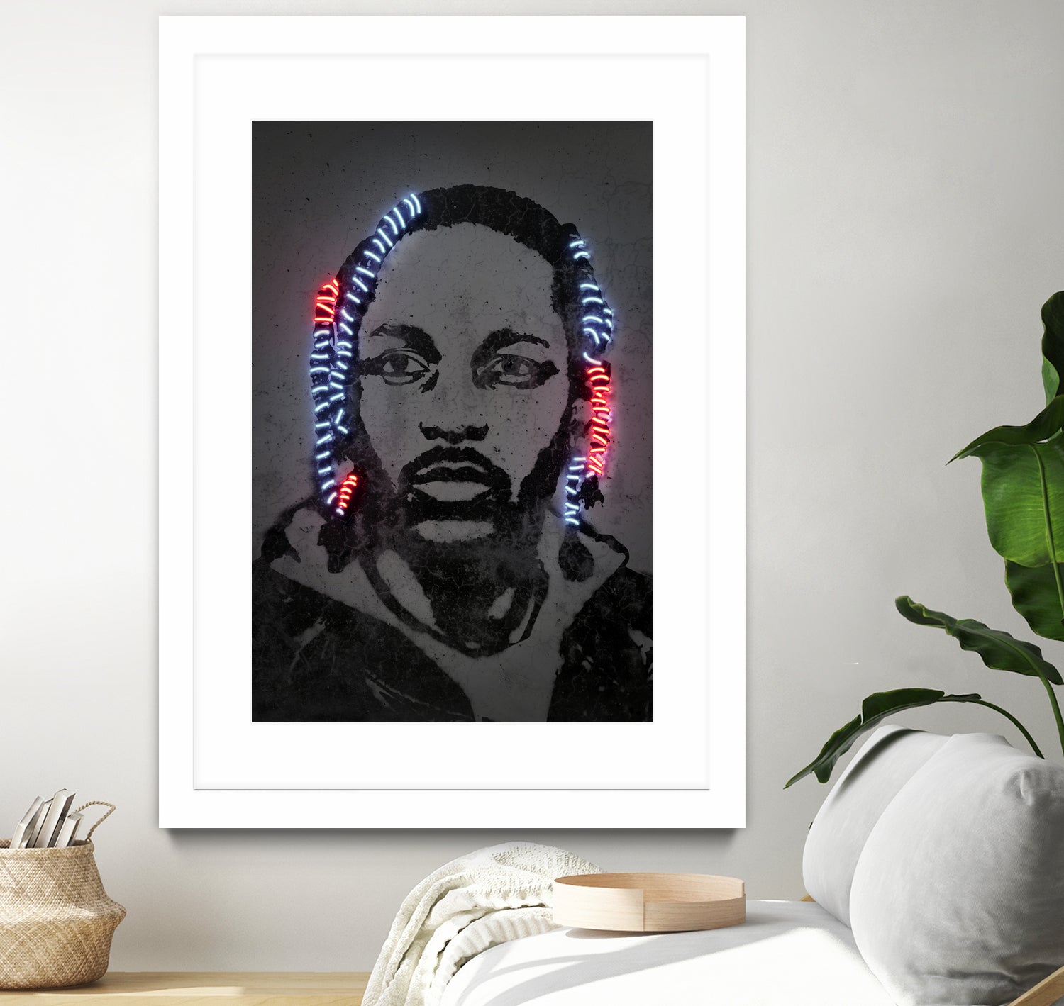 Kendrick Lamar by Octavian Mihai Mielu on GIANT ART - gray digital painting