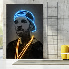 Drake by Octavian Mihai Mielu on GIANT ART - blue digital painting