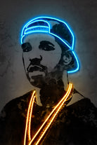 Drake by Octavian Mihai Mielu on GIANT ART - blue digital painting