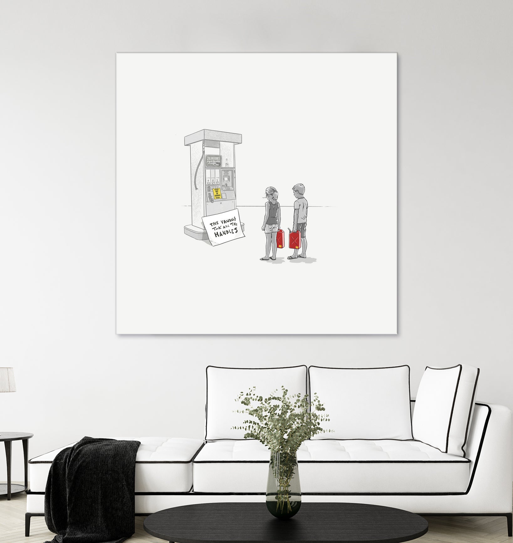 Subterranean Homesick Blues by Jason Ratliff on GIANT ART - white digital painting