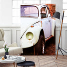 beetle vw by Roxane Barré on GIANT ART - fuchsia photo illustration