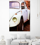 beetle vw by Roxane Barré on GIANT ART - fuchsia photo illustration