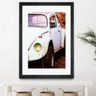 beetle vw by Roxane Barré on GIANT ART - fuchsia photo illustration