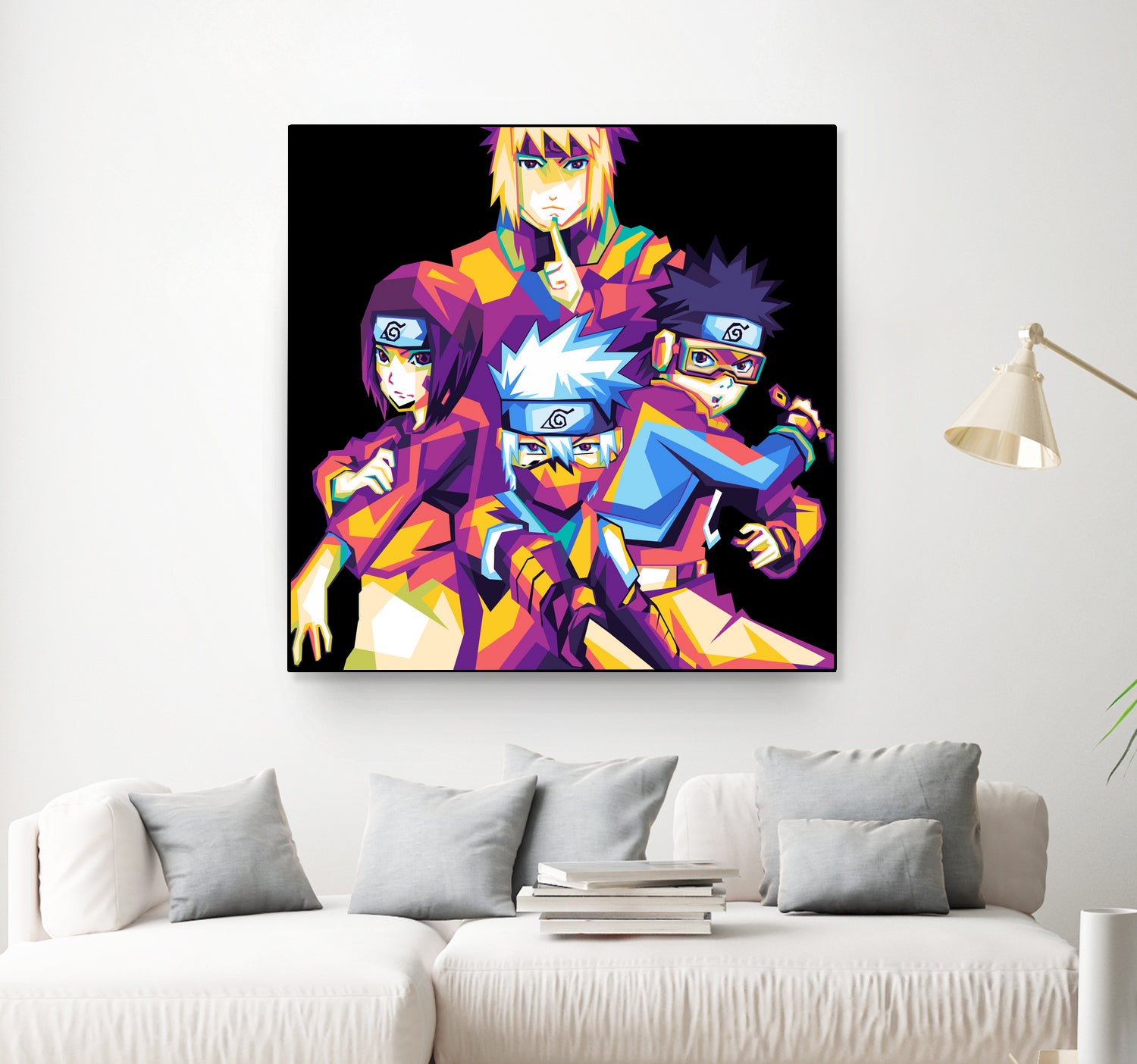 kakashi tim by saidi say on GIANT ART - black digital painting