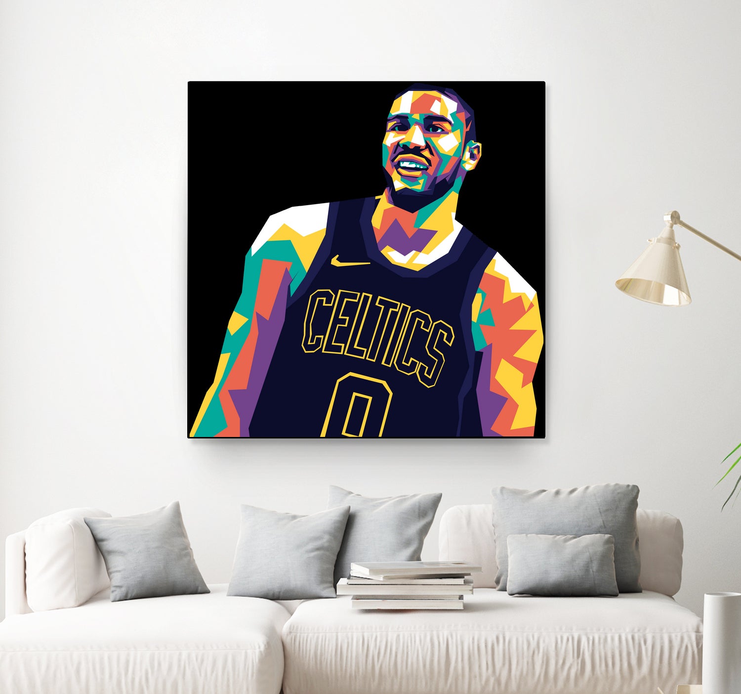 Jayson Tatum by saidi say on GIANT ART - black digital painting