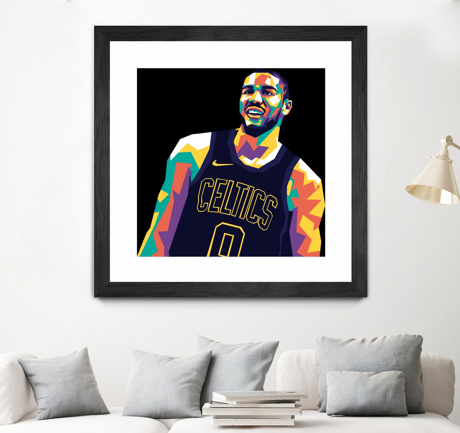 Jayson Tatum by saidi say on GIANT ART - black digital painting