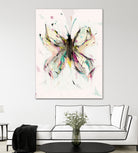 Butterfly by Parker Gibson on GIANT ART - pink digital painting