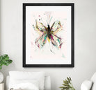 Butterfly by Parker Gibson on GIANT ART - pink digital painting