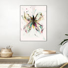 Butterfly by Parker Gibson on GIANT ART - pink digital painting