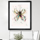 Butterfly by Parker Gibson on GIANT ART - pink digital painting