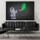 Dollar Balloon by Octavian Mihai Mielu on GIANT ART - green 3d art